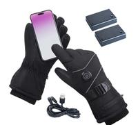 Rechargeable Heated Gloves Hand Warmer Mitt 3-Mode Adjustable Touchscreen