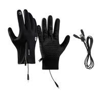 Rechargeable Heated Gloves,Heated Work Gloves | USB Hand Heating Gloves | Adjustable Waterproof Gloves, Cold Weather Running Gear for Women and Men