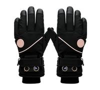 Rechargeable Heated Gloves, With Smart Touchscreen Compatibility, 28cm, Heated Gloves Liners, Winter Hand Warmer Flexible Thin Mitt, Adjustable Heat Levels, For Skiing, Cycling, Hiking, Outdoor, Work