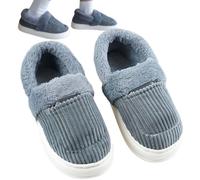 Rechargeable Heated Slippers - 5000mAh 4-Level Electric Heating Shoes, Foot Warmer Slippers, Electric Foot Heating Shoes, for Office Living Room Daily Winter Home Indoor Bedroom Nighttime