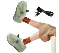 Rechargeable Heated Slippers - Soft USB Indoor Slippers | Electric Calorifer Shoe With Battery - Warm Feet Winter Home