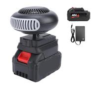 Rechargeable Heater, Battery Operated Heater, Portable Wireless Car Heaters with a Battery and a Charger, for Car, Camping, Home, Office, Fast Heating, Defrosting, Demisting (One Battery, 48V)