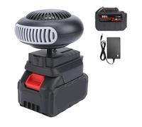 Rechargeable Heater, Battery Operated Heater, Portable Wireless Car Heaters with a Battery and a Charger, for Car, Camping, Home, Office, Fast Heating, Defrosting, Demisting (One Battery, 96V)