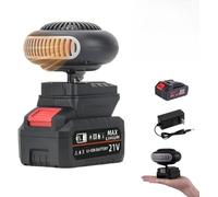 Rechargeable Heater, Battery Powered Heater, Wireless Portable Car Heaters, Battery Operated Heaters For Car Camping And Indoor Outdoor (5-cell battery)