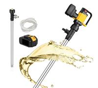 Rechargeable High-Flow Electric Drum Pump for Fuel and Water Transfer in Garages and DIY Projects