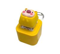 Rechargeable Hog Keychain, Keyboard Clicker Fidget Toy, 3x2 Inches Keychains with LED Lights, Portable Stress for Relief Toy, Swine Keychains with Fun Design, Fidget Keychain for Kids Adults