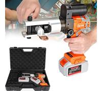 Rechargeable Hydraulic Cable Crimper | 380Nm Electric Pipe Crimping Tool for 16-300mm² Copper & Aluminum Terminals | Battery Powered Wire Crimping Pliers