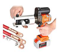 Rechargeable Hydraulic Crimper, Electric Battery Powered Tool for Cable Crimping with Copper Aluminum Terminals