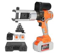 Rechargeable Hydraulic Crimping Tool, Electric Battery Powered Crimper for Wire Cable Terminals, Heavy-Duty Industrial Pliers
