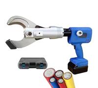 Rechargeable Hydraulic Crimping Tool with Storage Case for Electrical Connections