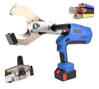 Rechargeable Hydraulic Pliers, 18V Lithium Battery Electric Crimping Tools, Battery Powered Cable Pliers 10-400mm², 120KN Capacity, Compact Design