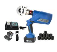 Rechargeable Hydraulic Pliers Electric Crimp Tool, 18V Battery Powered Wire Crimper for Electrical Connections, Reinforced