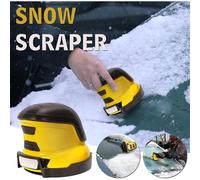 Rechargeable Ice Scraper Car Ice Snow Scraper USB Electric Heated Snow Removal Windscreen Glass Defroster Cleaning Tool Car Fast Snow De-icing