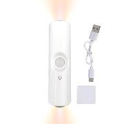 Rechargeable Indoor Motion Sensor Light - Magnetic Detachable Closet Kitchen Motion Sensor Lamp with Soft Warm Light, Type-C Charging for Stairs/Bedroom/Corridor/Bathroom