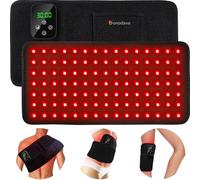 Rechargeable Infrared Red Light Therapy Device for Back Hands Muscle Relief, Home Use 660nm 850nm Near Infrared Light Heating Therapy Pad for Skin Care Gift for Women Men