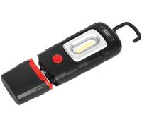 Rechargeable Inspection Lamp Sealey LED3601G 360° 2W COB + 1W LED Lightweight