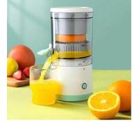 Rechargeable Juicer Machine - Cordless Citrus Juicer, Portable Blender for Oranges, Lemons & Whole Fruits, Electric Hand Juicer with Squeezer Attachments (BPA-Free, Easy Clean)