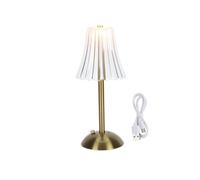 Rechargeable Lamp, Gold Table Lamp Rechargeable Battery Lamp Crystal Table Vintage Lamps Cordless Table Lamp 3 Color Dimmable Gold Small for Bedroom Living Room Restaurant Outdoor Office Desk