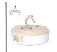 Rechargeable Lantern for the - 25cm Waterproof LED Light, Portable Hanging Lamp, Long Battery Life, Shock Resistant Construction | Outdoor Torch for R