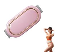 Rechargeable Lazy Abdominal Slimming Machine,Electric Wireless Slimming Belt,Abdominal Massager Belt, Slimming Belt,Adjustable 6 Vibration Massage Modes, 9 Levels of Intensity (Pink)