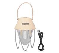 Rechargeable LED Camping Lantern 3 Light Modes Outdoor Hanging Light Portable Tent Lamp Cream Coloured Premium ABS PC Material USB Type C Charging for Camping Hiking Emergency