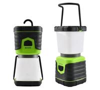 Rechargeable LED Camping Lantern Lights with Power Bank 4 Lighting Modes 4400mAh Battery IP44 Water Resistance 1000 Lumen Brightness, Portable Emergency Light Outdoors Hiking Power Cuts Tents (Green)