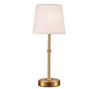 Rechargeable LED Cordless Table Lamp, 5200mAh Battery Operated, 3 Level Brightness, Portable Night Bedside Lamp, Ambient Desk Light for Home Decor, Patio, Restaurant, Dinning(Antique Brass)