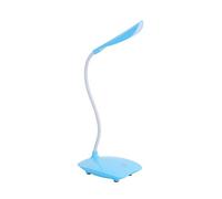 Rechargeable Led Desk Lamp Portable USB Charging & Plug-in 360° Flexible Hose Reading Lamp Students Children Soft Light Eye-Caring Touching Control Table Lamp