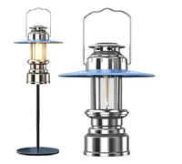 Rechargeable LED Flashlight, LED with Continuous Dimming Vintage Waterproof - Electric Lanterns for Outdoor | for Camping, Hiking, Climbing, Home, Garden, Travel and Outages of Light