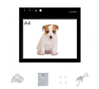 Rechargeable Led Light Table for Diamond Painting Ultra-Thin Led Light Pad with 3 Color Modes, Copy Drawing Board with Storage Bag