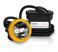 Rechargeable LED Mining Headlamp Hard Hat Light - Explosion-Proof Waterproof Underground Safety Cap Lamp, Bright Headlight for Miners, Hunting, Camping, Fishing, Hiking, Outdoor Work Lighting