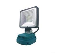 Rechargeable LED Outdoor Work Light Compatible with For BL1830 BL1840 Battery for 18V Power Tools Featuring Portable Design and Adjustable Lamp Head (with typc c port)