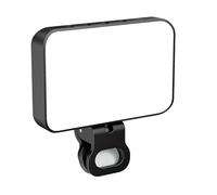 Rechargeable LED Selfie Ring Light - Portable Beauty Makeup Fill Light with Adjustable Clamp | for Vlogging Live Streaming, Video Recording, Travel, Home Studio, Conference, 3.7w