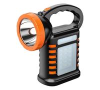 Rechargeable LED Work Light: Portable Solar Powered Flood Brightness with 3 Lighting Modes: Waterproof, Luminous and Durable Flashlight for Work Site, Camping, Garage, Patio Tr
