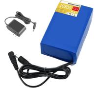 Rechargeable Lithium Battery 12V 10800mAh Portable External Battery 24 with Charger for Solar Panel Video Router Home