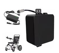 Rechargeable Lithium Battery for Electric Wheelchair 24 Volts, V, 10 Ah, 12 and 14 with Hook Port Charging XLR for Motor Kits 50 W to 340