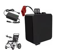 Rechargeable Lithium Battery for Electric Wheelchair 24 Volts, V, 10 Ah, 12 and 14 with Hook Port Charging XLR for Motor Kits 50 W to 340