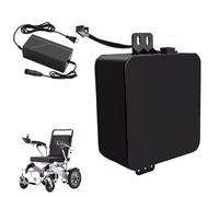 Rechargeable Lithium Battery for Electric Wheelchair 24 Volts, V, 10 Ah, 12 and 14 with Hook Port Charging XLR for Motor Kits 50 W to 340