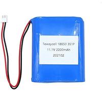 Rechargeable Lithium-ION Battery 11.1v 2200mah 3s1p 18650