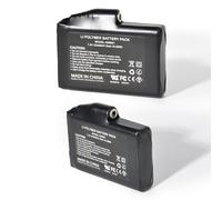 Rechargeable Lithium Polymer Battery, Riloer 2PCS 7.4V 2200mAh Lithium Polymer Rechargeable Batteries for Heated Gloves Socks Hats, DC Female Interface ion Battery