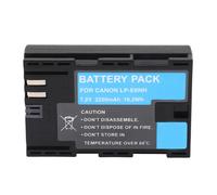 Rechargeable LP E6NH Battery 2250mAh for Canon R5 R6 5D 6D 7D Cameras