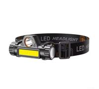 Rechargeable Magnetic LED Headlamp, Adjustable Angle For | Rechargeable Magnetic LED Headlamp, Adjustable Angle, Multiple Light Modes, Lightweight Plastic, For Fishing