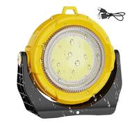 Rechargeable Magnetic Work Light | RGB Portable Work Light | Waterproof Bright Solar LED Lamp Multi-Mode for Workshop Camping Job Site Fishing Reading Automotive Garage Car