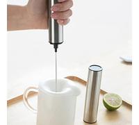 Rechargeable Milk Frother Electric Mini Blender - 3-in-1 Handheld Auto Stirrer Detachable Stainless Steel Whisk | Battery Operated Foamer Coffee, Lattes, Cappuccino Kitchen Use