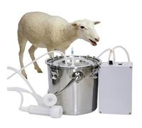 Rechargeable Milking Machine for Goats and Cows, Portable Home Use with Auto-Stop and Adjustable Suction, Ideal for Small Farms