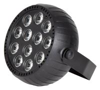 QTX | Rechargeable Mini LED PAR Light Powerful 12 x 1.5W LEDs & Up to 6 Hours Life from One Single Charge | White
