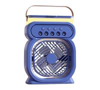 Rechargeable Misting Fan for - Desk for the Coolest Personal Air | 7 Colours Night Light 3 Speeds of 450 ml Electronic Cooling Water for Camping, S