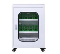 Rechargeable Mobile Phone Storage Locker, 20/30/40/50/60 Spots, Mobile Phone Charging Cabinet With Wheels & Combination Lock,Cell Phone Charging Stations, For School Church Airport 30slots-White