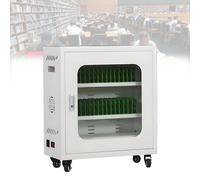 Rechargeable Mobile Phone Storage Locker, Classroom Locking Charging Station with Wheels, Combination Lock for Schools and Offices, 20 Devices
