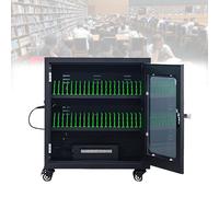 Rechargeable Mobile Phone Storage Locker, Classroom Locking Charging Station with Wheels, Combination Lock for Schools and Offices, 20 Devices